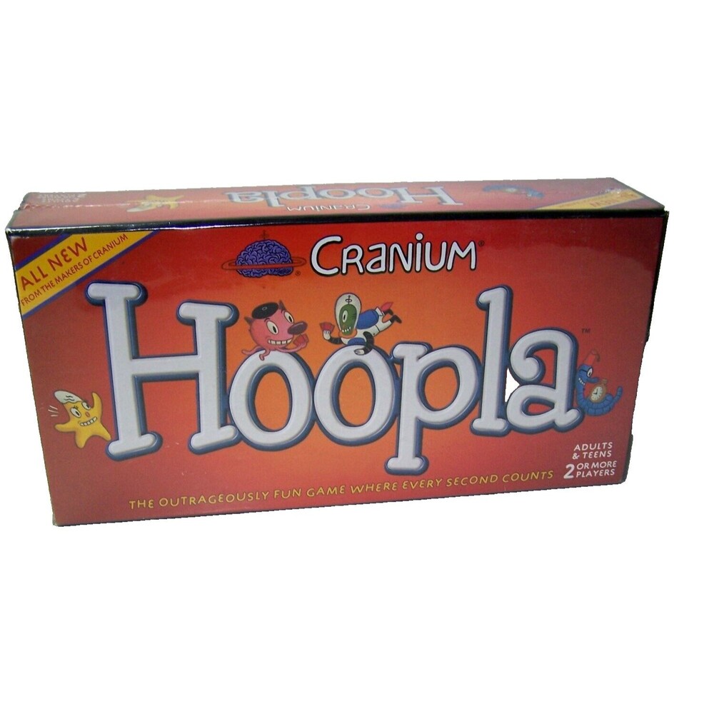 Hoopla Card Game by Cranium - 2002 Edition - Ages Teen to Adult reSealed